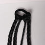 M Maxglam Beauty 18-Inch Black Synthetic Crochet Braid - Pre-Wrapped Passionate Dirty Braids for Women and Men - Unisex African-Style Dirty Braid Crochet Wig - Easy to Install and Style