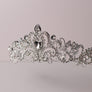 M Maxglam Beauty Dazzling Sparkling Princess Crown Tiara - Handcrafted Rhinestones for Bridal Wedding - Secure Comb Attachment, Glamorous Royal Head Jewelry for Brides and Special Occasions