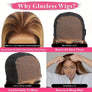 5X5 Lace Front Glueless Wig Human Hair Ready To Wear Bob Wigs Highlight 4/27 Colored Straight Bob Human Hair Wig Glueless Pre-Cut Lace Bob Wigs