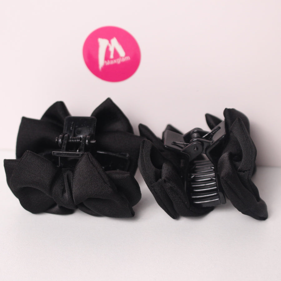 M Maxglam Beauty 2pcs Cute Bow Hair Clips Decorative Hair Accessories Birthday Holiday Gifts For Baby Girls