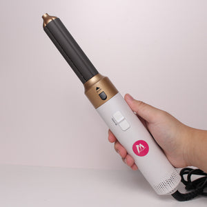 M Maxglam Beauty "New Style 5 In 1 Curling Iron Set With Curling Brush And 4 Interchangeable Ceramic Curling Wand (0.35""-1.25""), Instant Heat Up, Dual Voltage Hair "