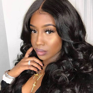 13X4 Human Hair Lace Front Wig Body Wave