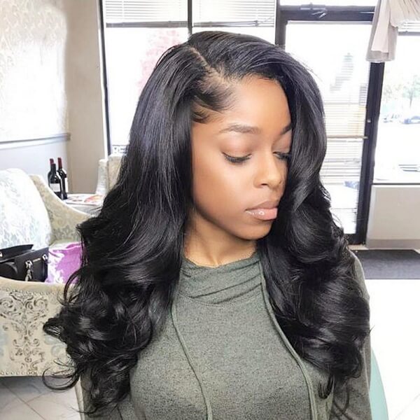 13X4 Human Hair Lace Front Wig Body Wave