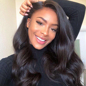 13X4 Human Hair Lace Front Wig Body Wave