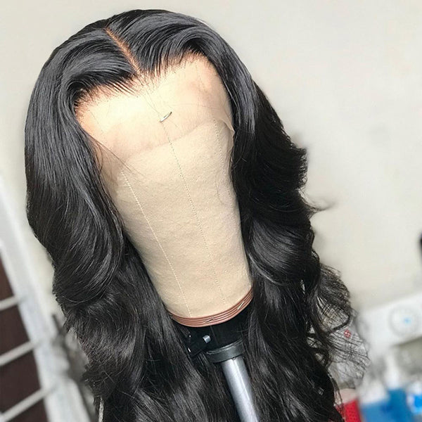 13X4 Human Hair Lace Front Wig Body Wave